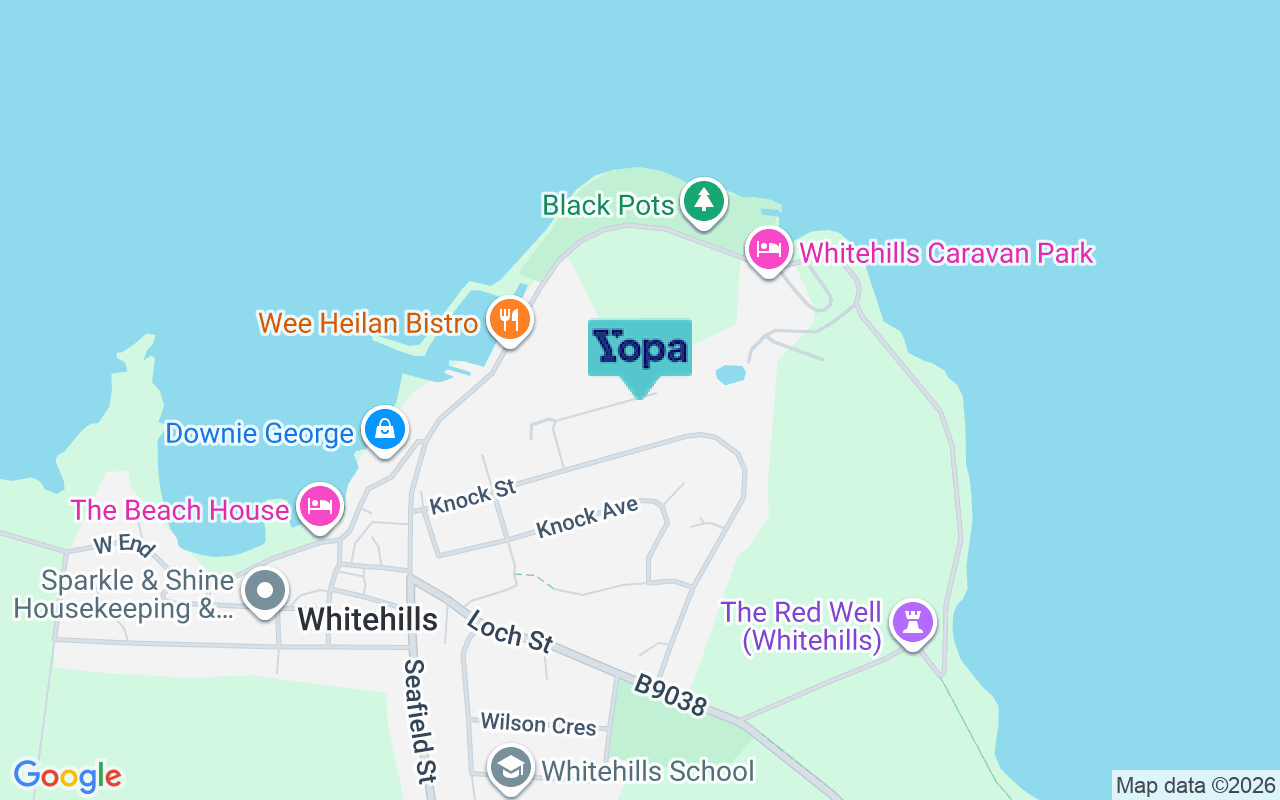 Map showing the location of AB45 2NU