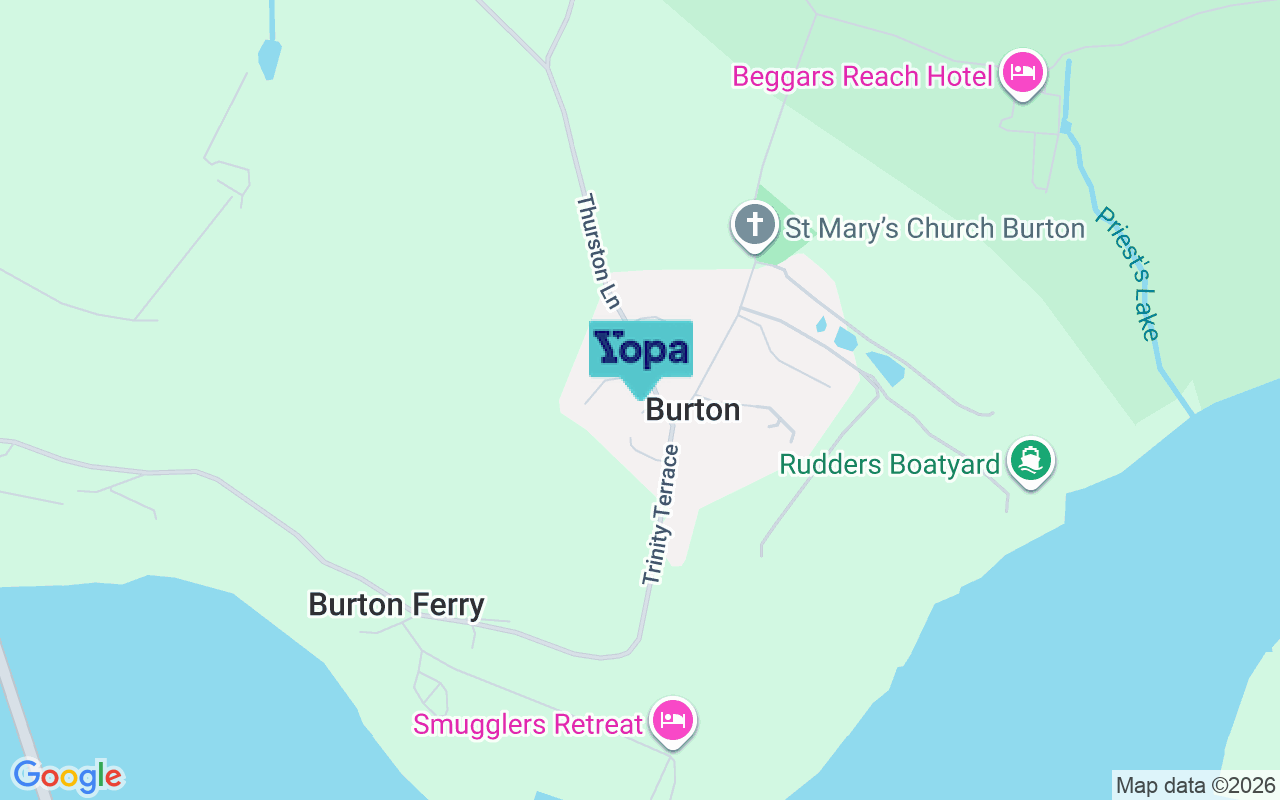 Map showing the location of SA73 1NT