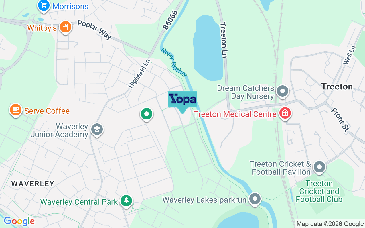 Map showing the location of S60 8EJ