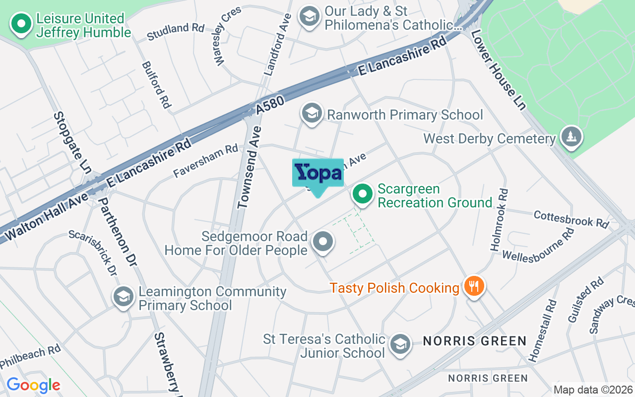 Map showing the location of L11 3DD