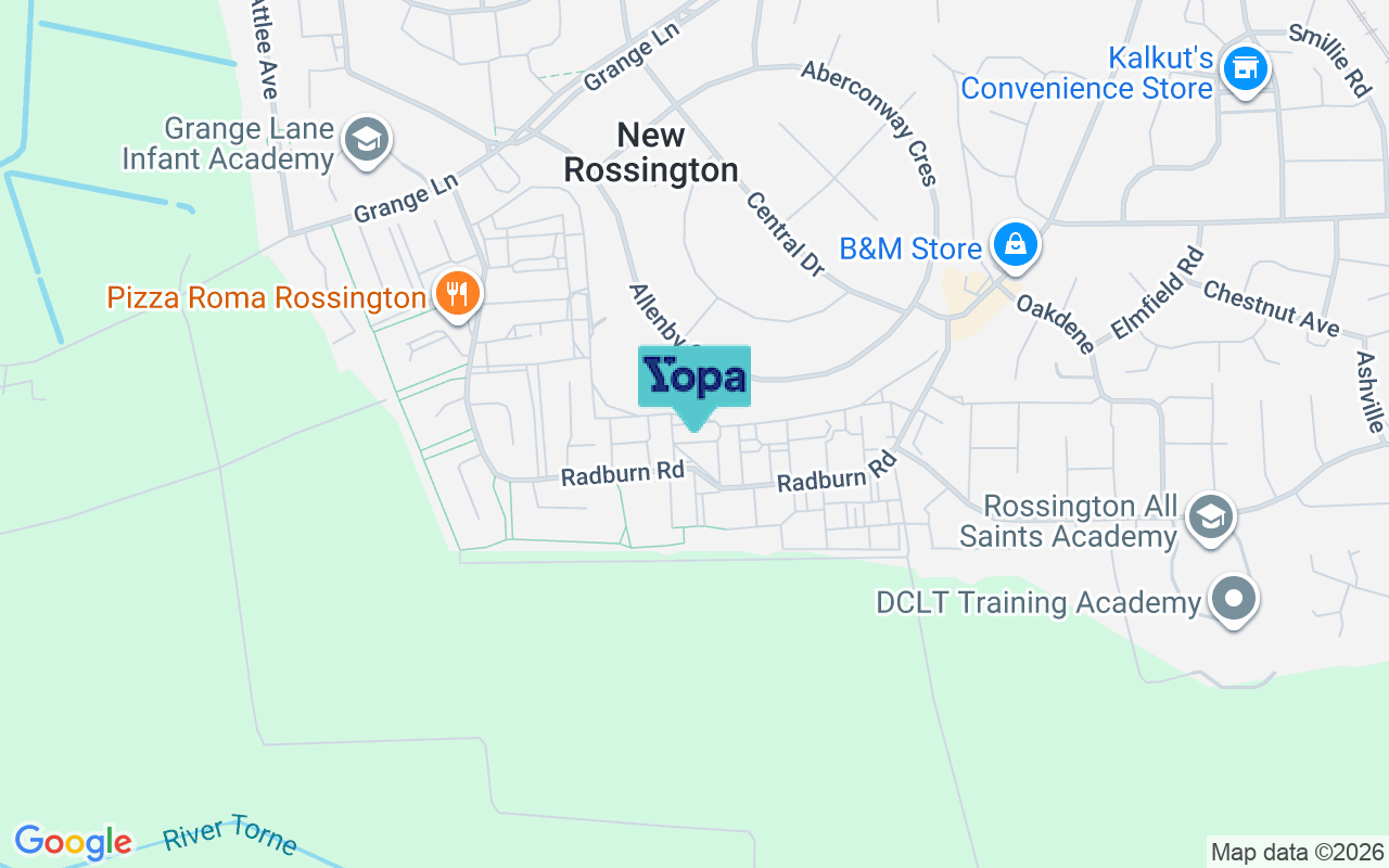 Map showing the location of DN11 0RG