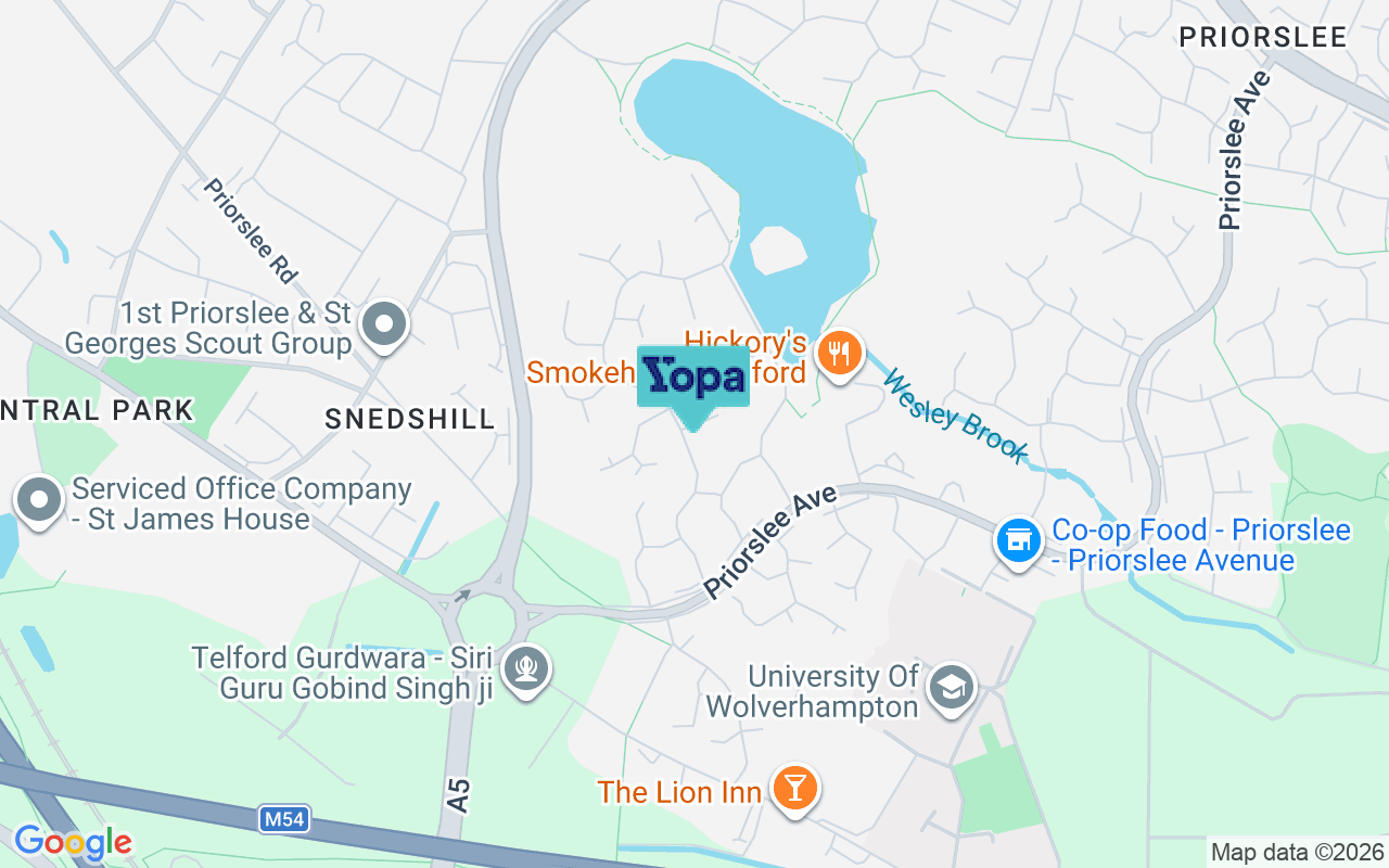 Map showing the location of TF2 9QP