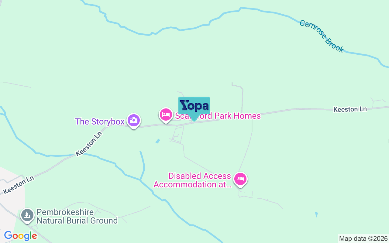Map showing the location of SA62 6HN