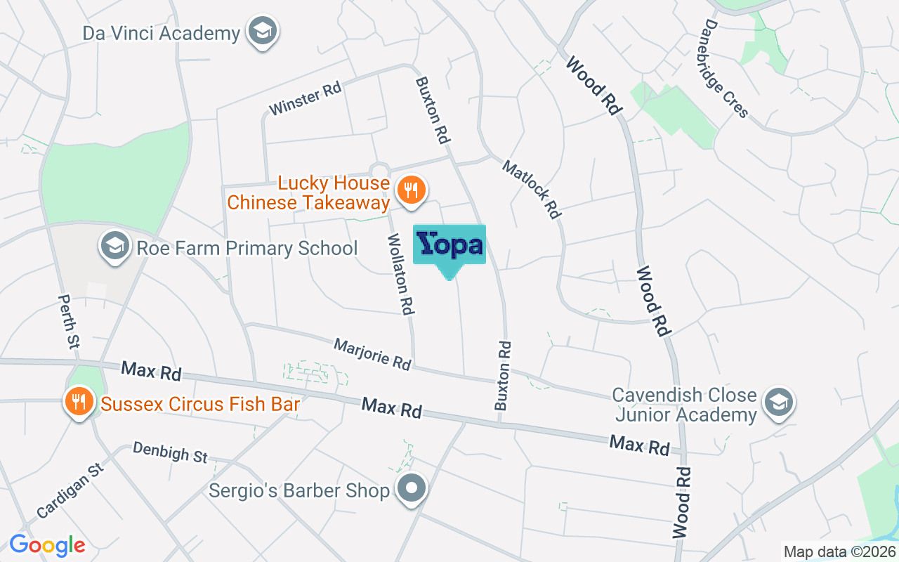 Map showing the location of DE21 4HS