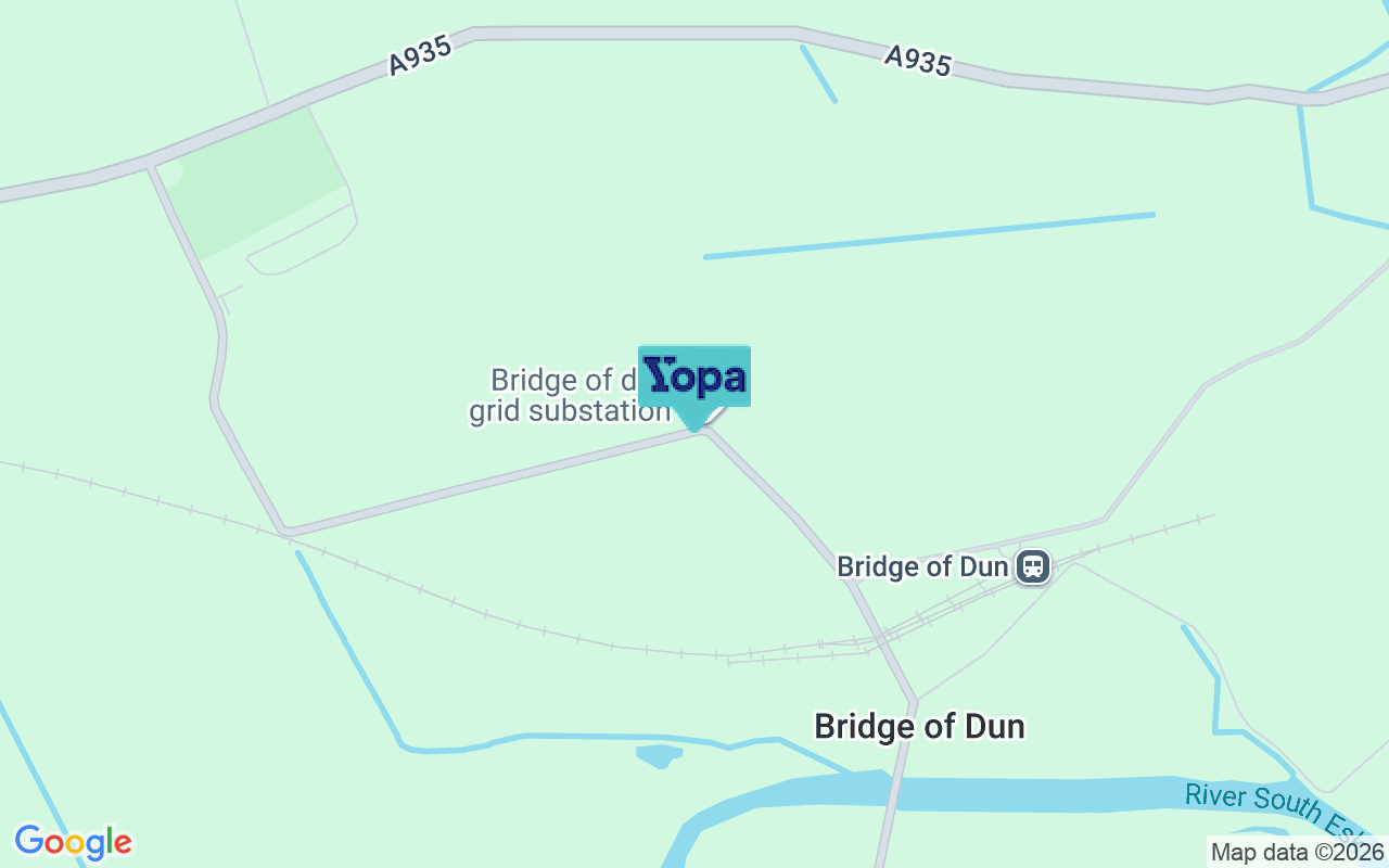 Map showing the location of DD10 9LH