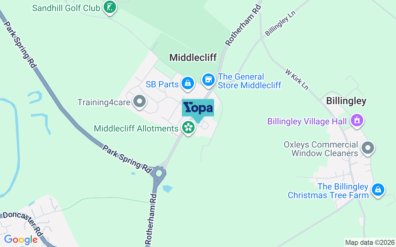 Map showing the location of S72 0EZ