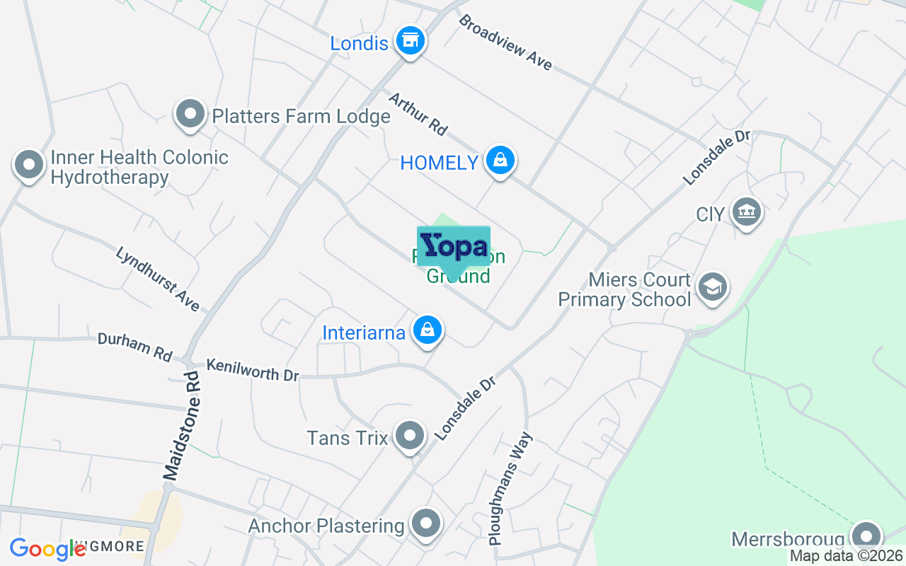Map showing the location of ME8 9AZ