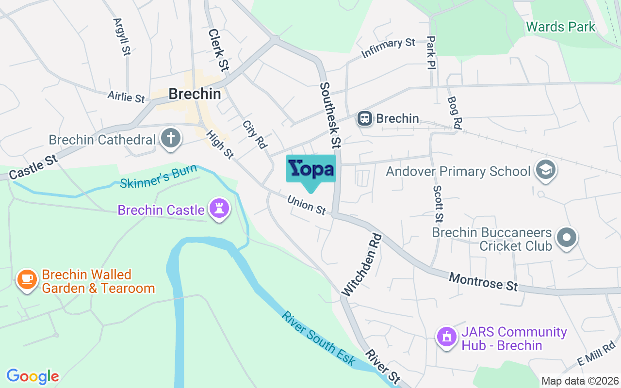 Map showing the location of DD9 6HG
