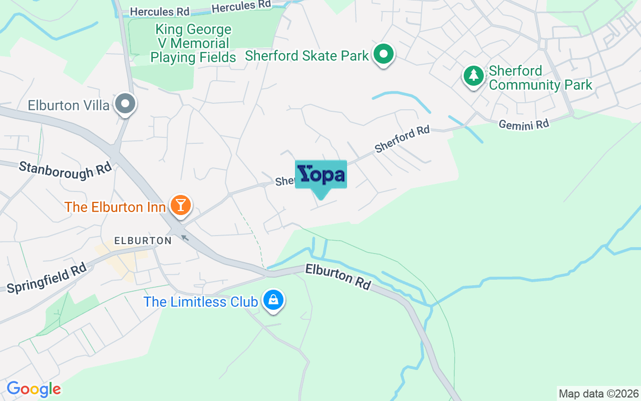Map showing the location of PL9 8BY