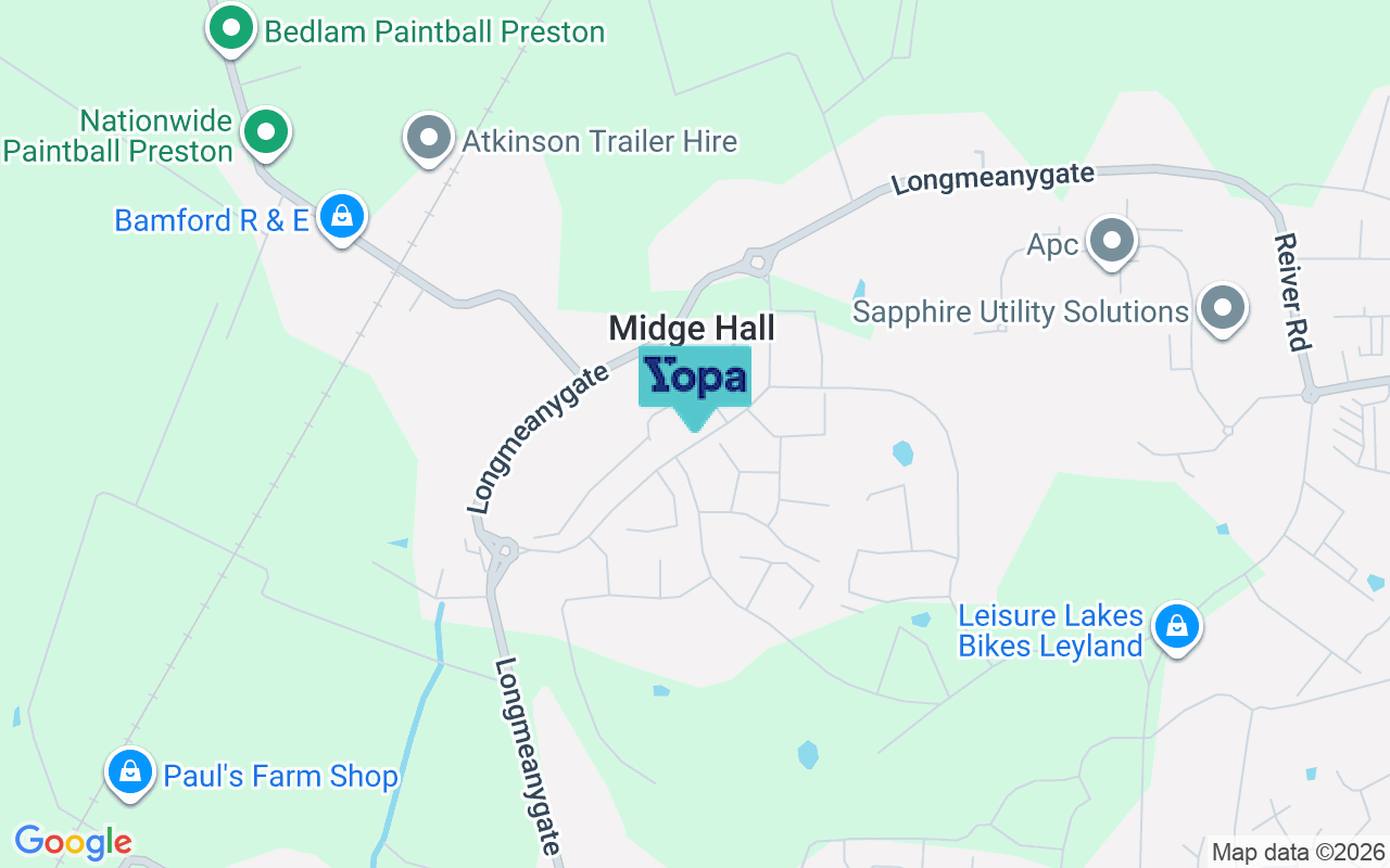 Map showing the location of PR26 7BE