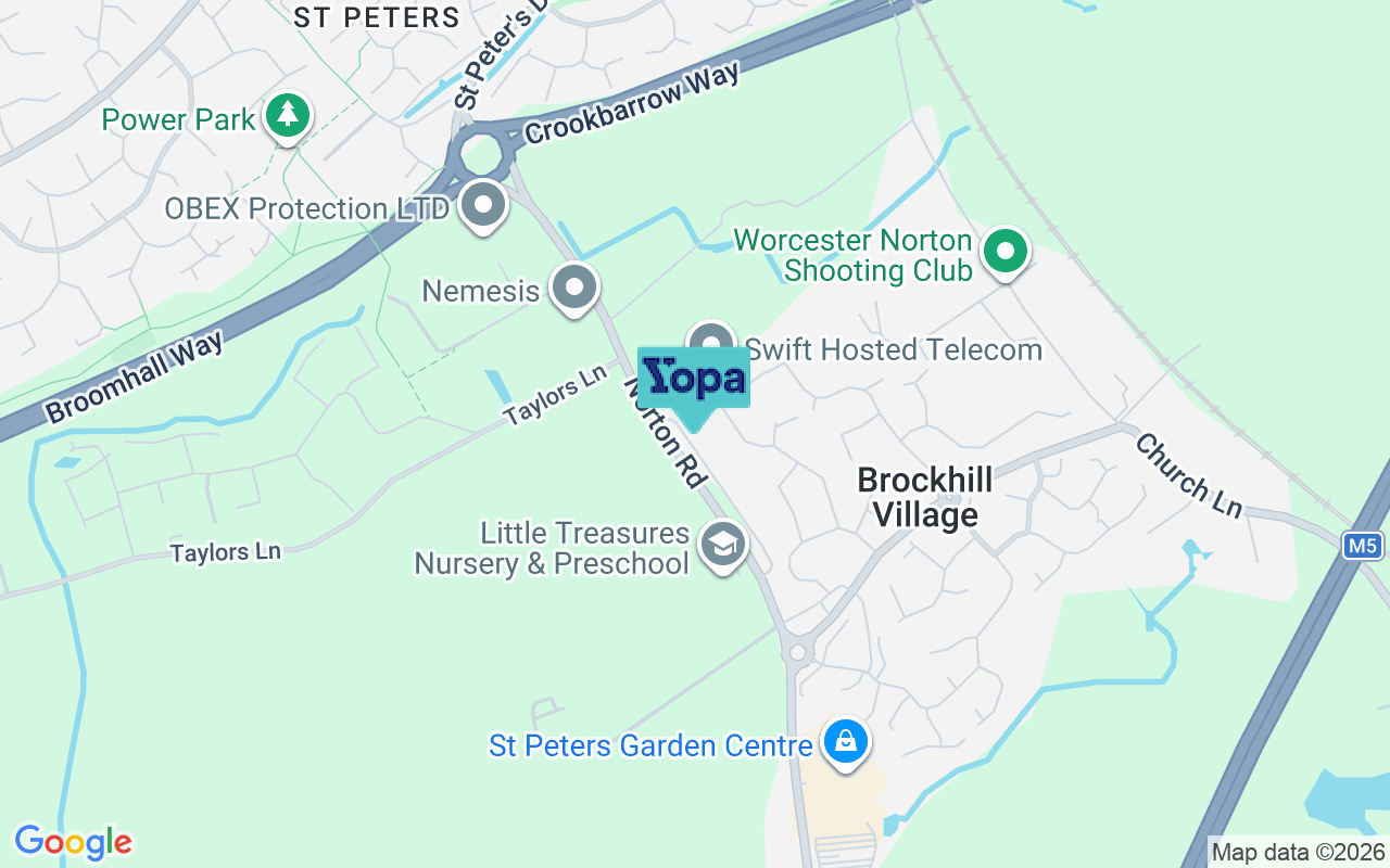 Map showing the location of WR5 2PB