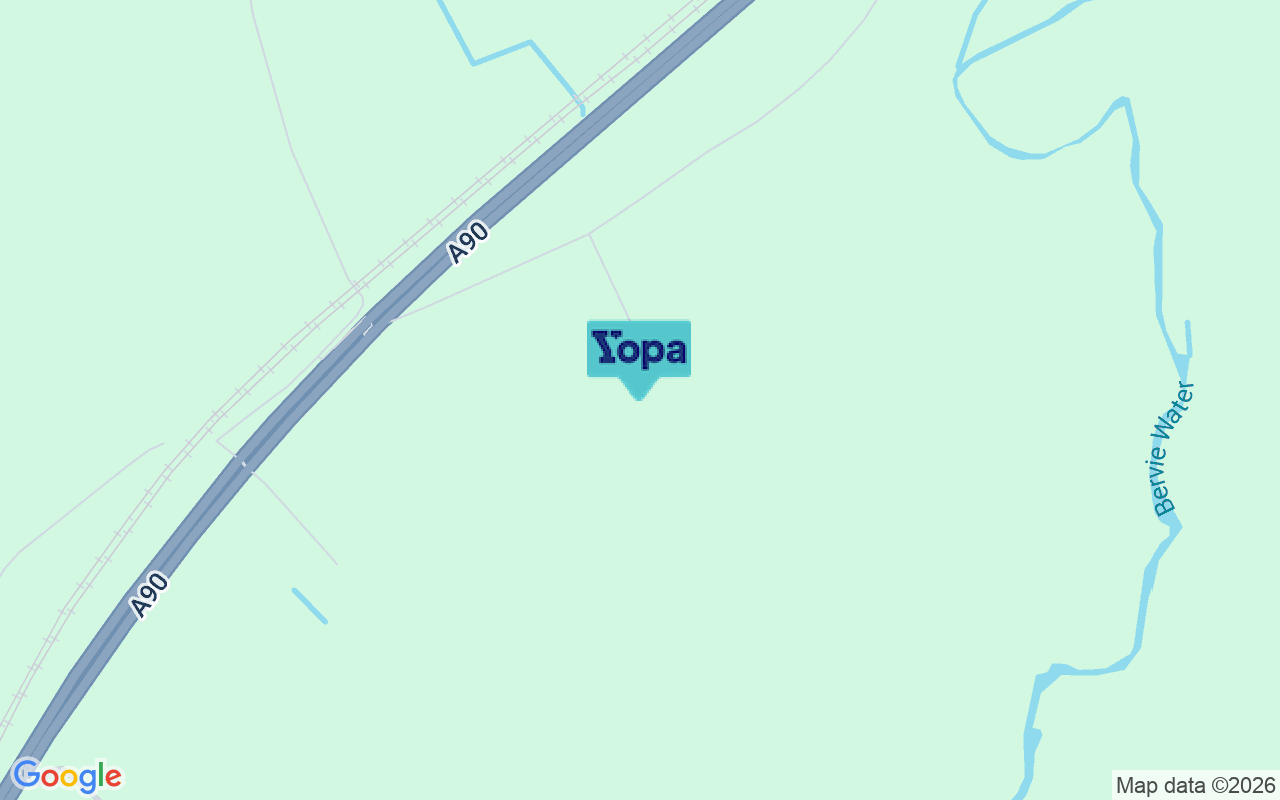 Map showing the location of AB30 1LB