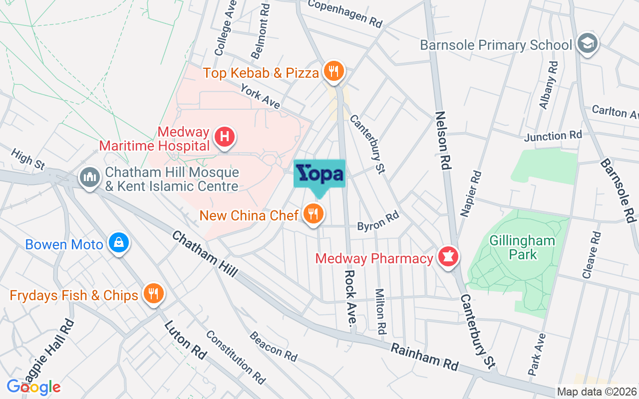 Map showing the location of ME7 5QJ