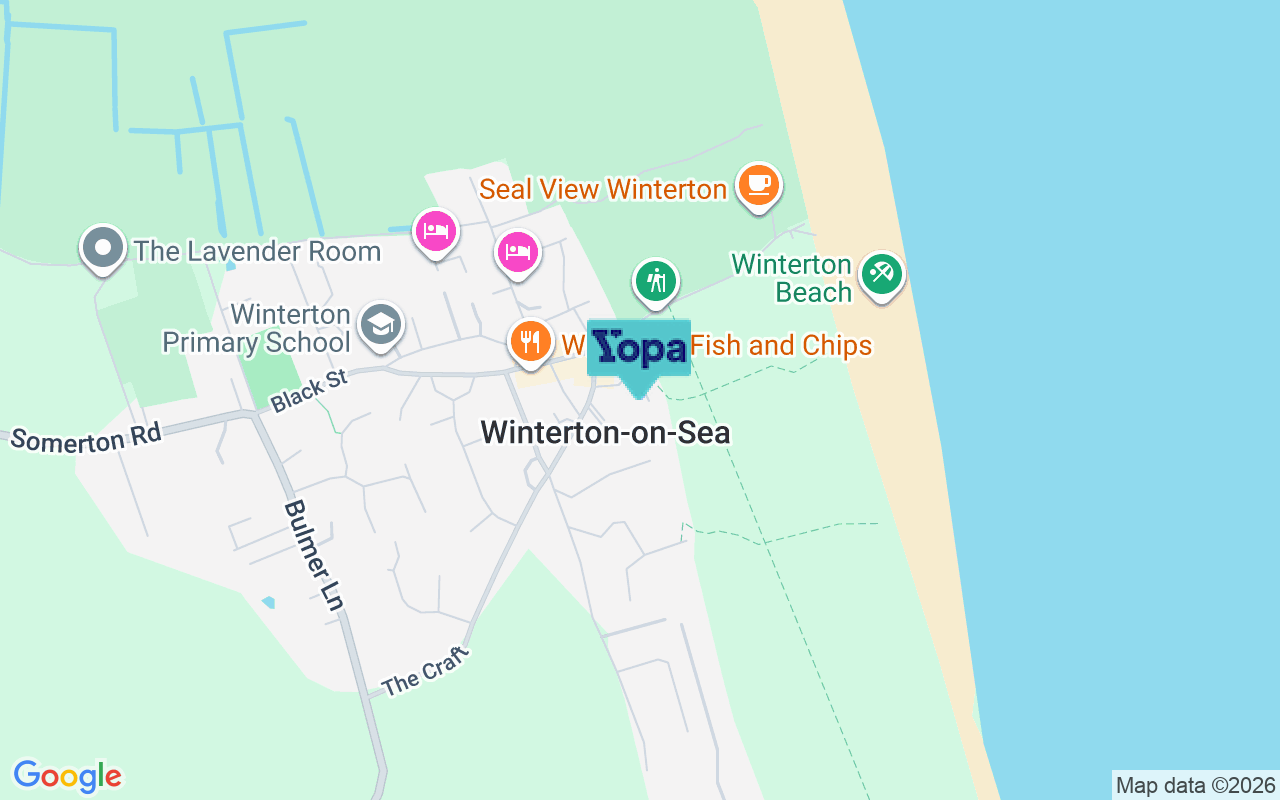 Map showing the location of NR29 4DE