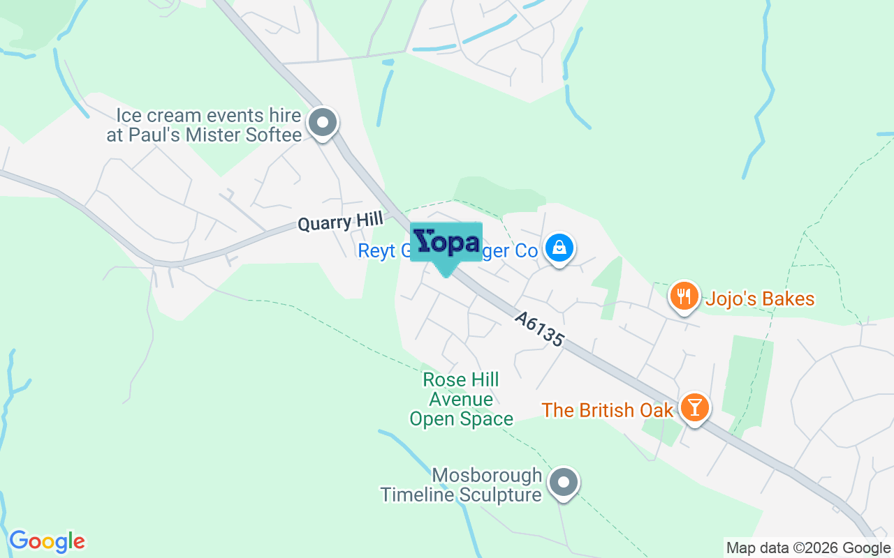 Map showing the location of S20 5PN