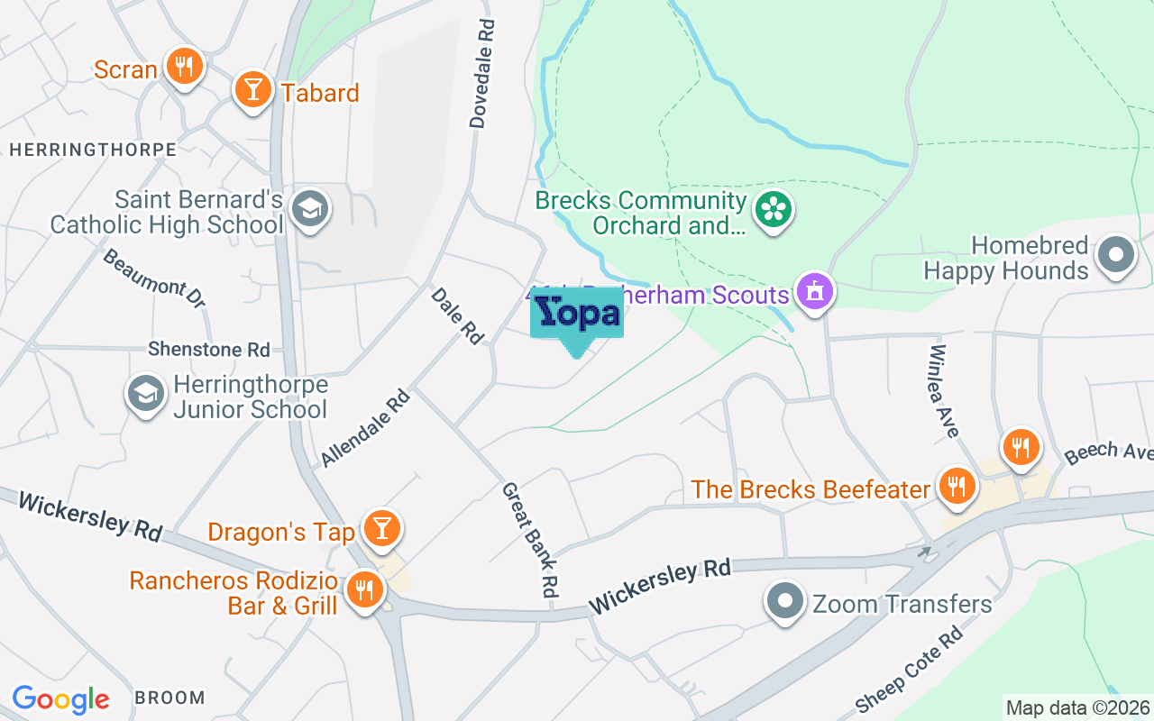 Map showing the location of S65 3DF