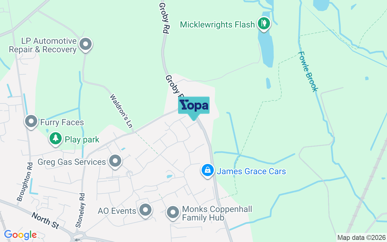 Map showing the location of CW1 4LR