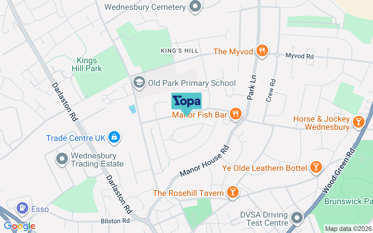 Map showing the location of WS10 9NA