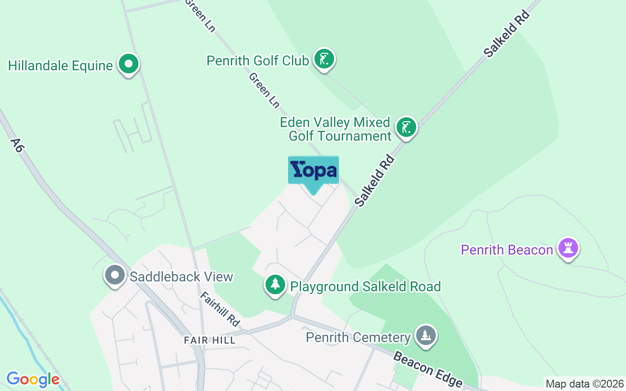 Map showing the location of CA11 8BS