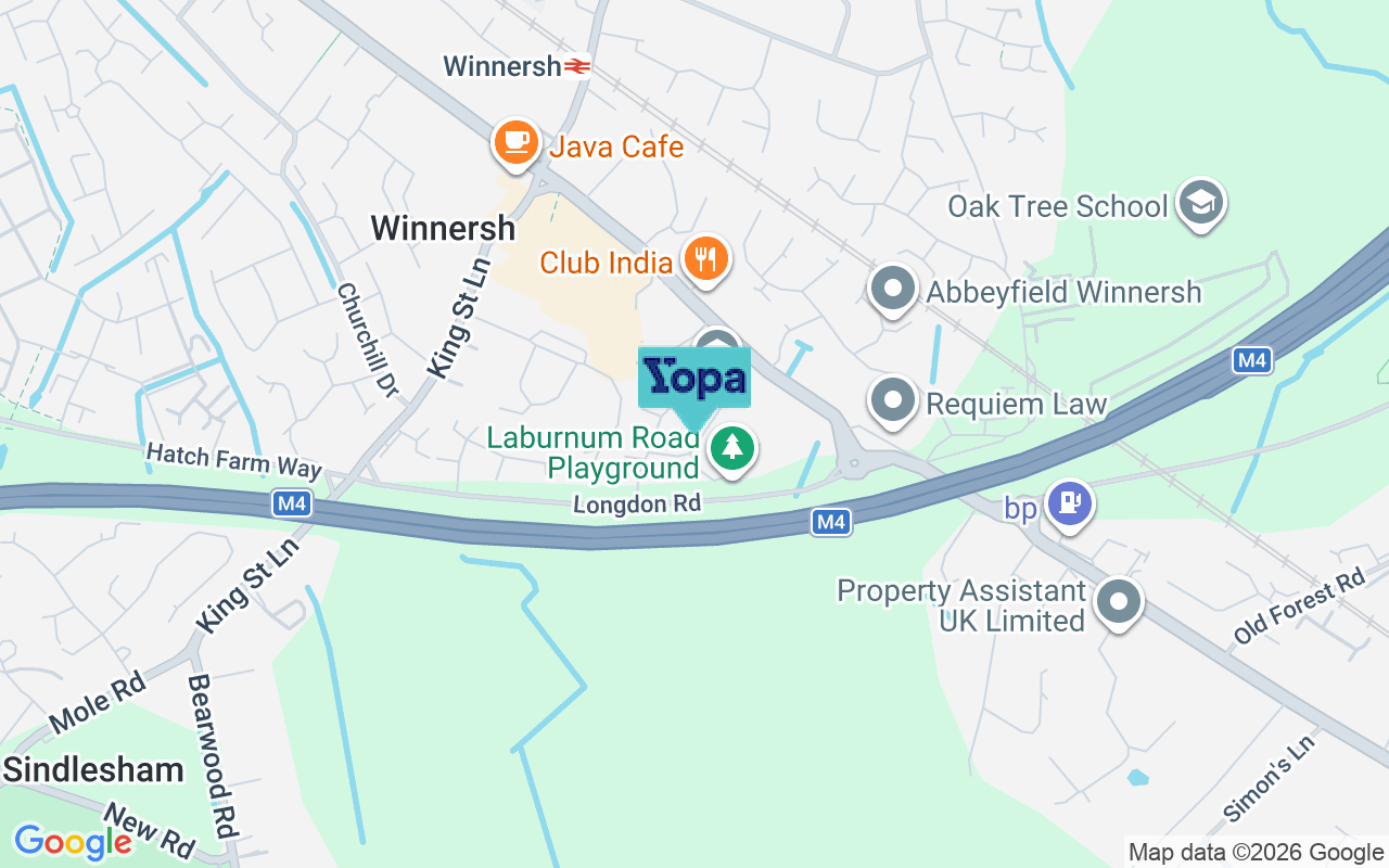 Map showing the location of RG41 5XL