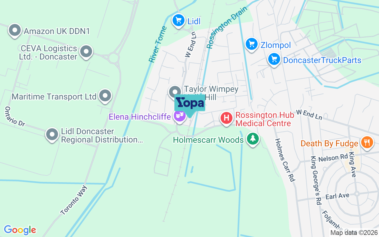 Map showing the location of DN11 0LB
