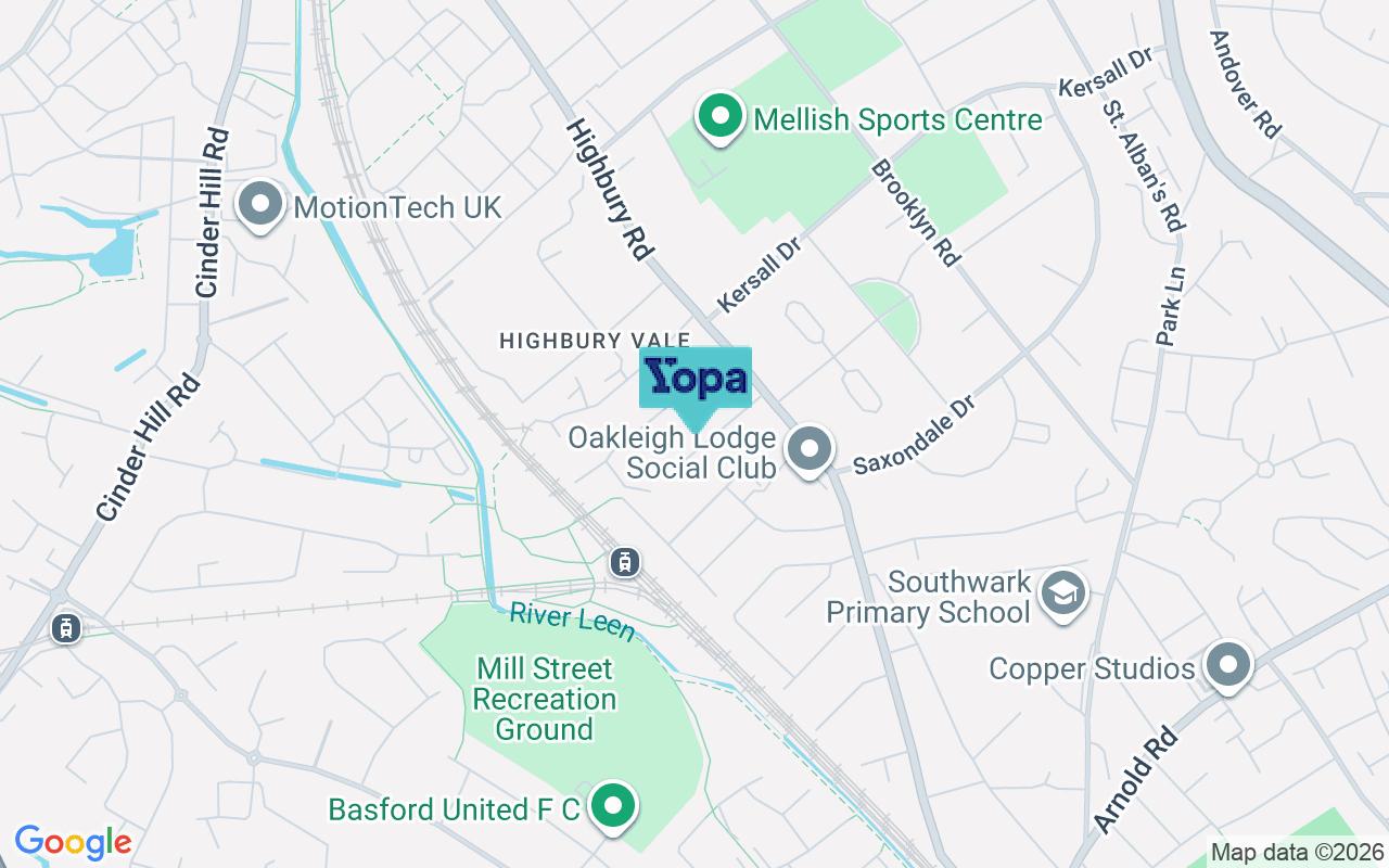 Map showing the location of NG6 9DE