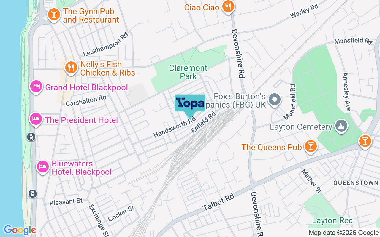 Map showing the location of FY1 2SG