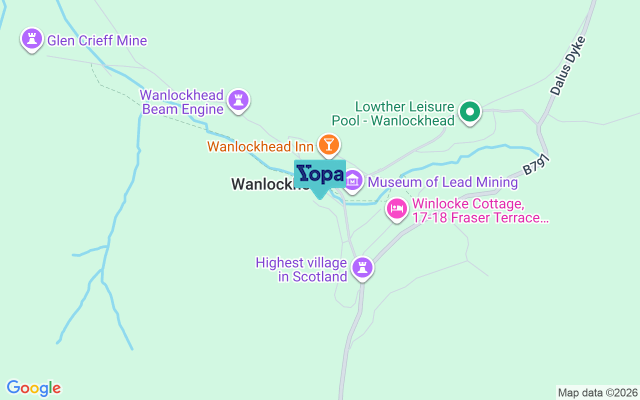 Map showing the location of ML12 6UZ