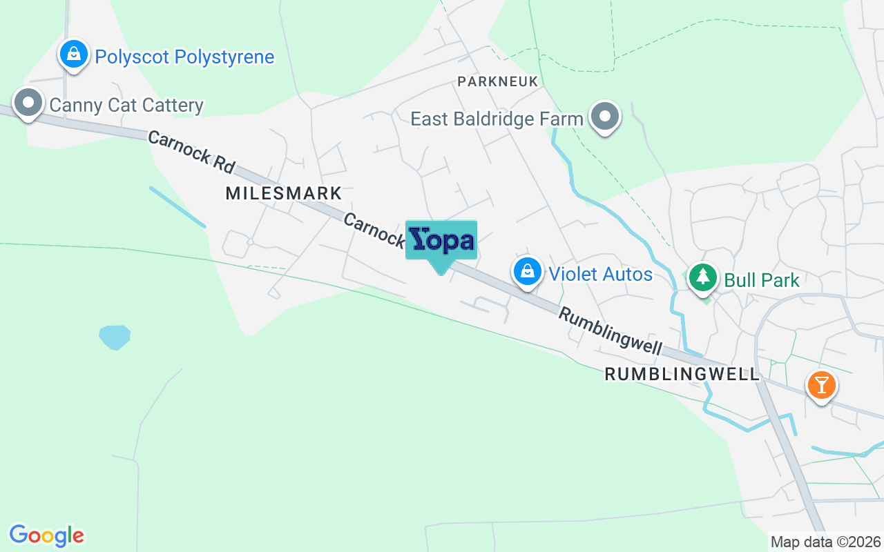 Map showing the location of KY12 9AR