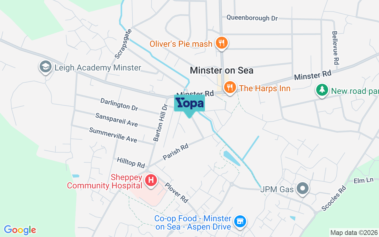 Map showing the location of ME12 3NH