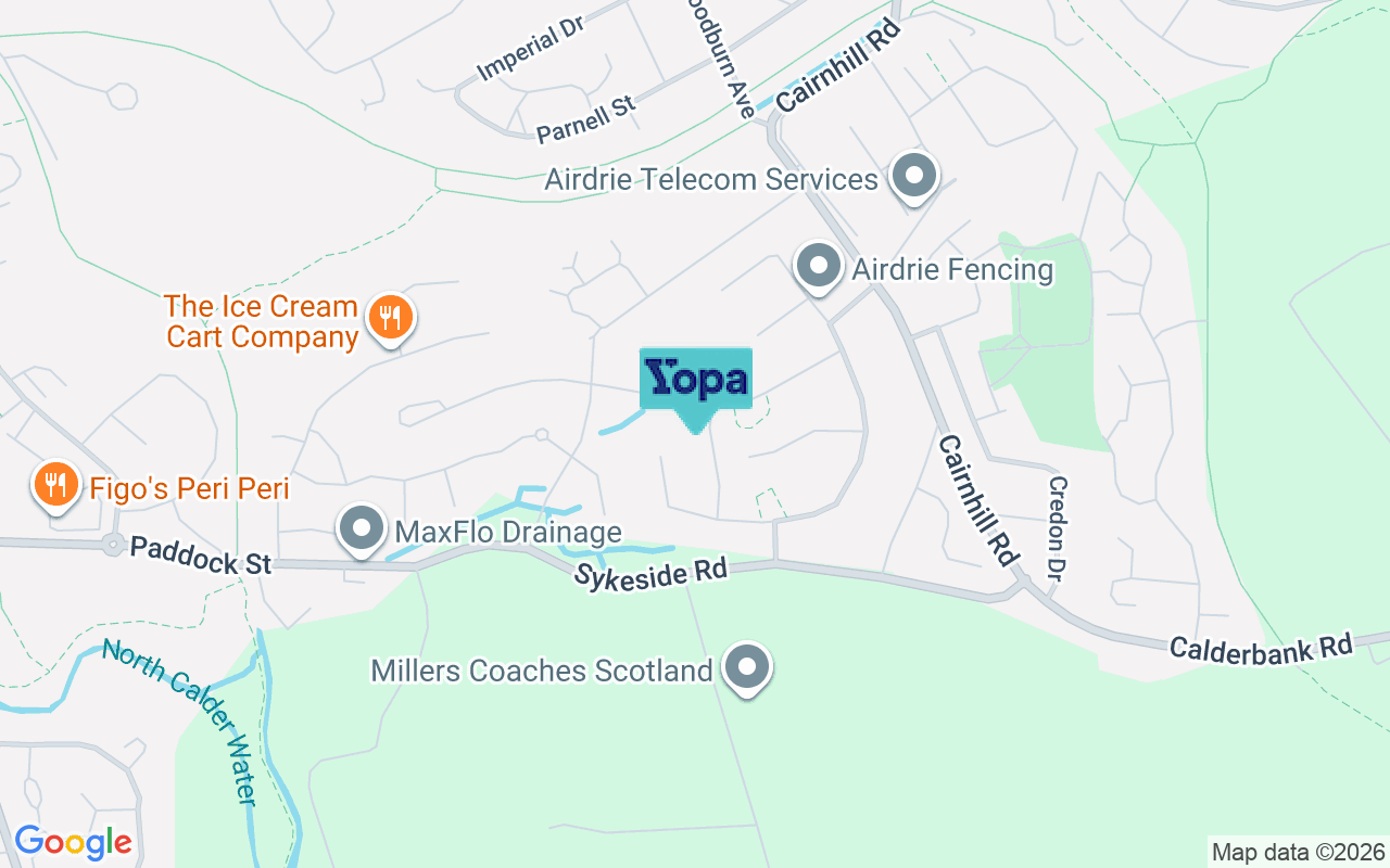Map showing the location of ML6 9RX