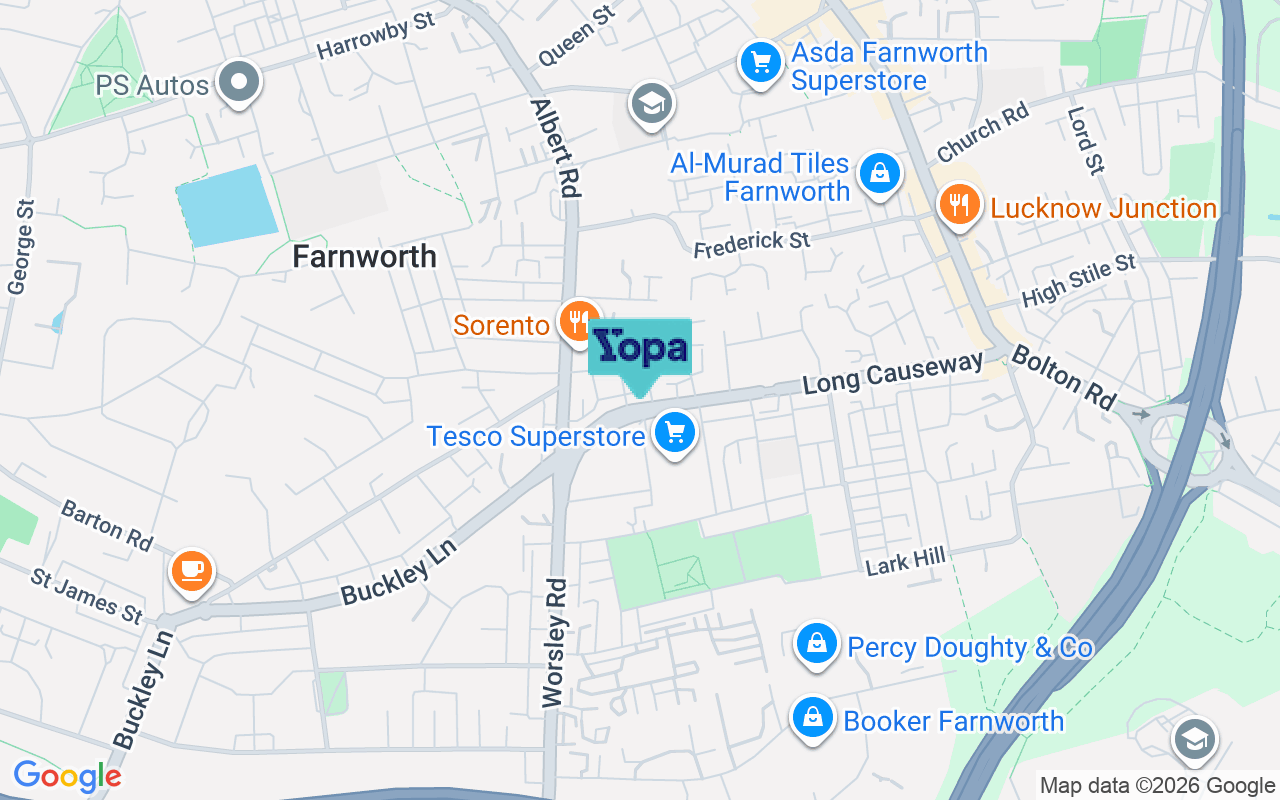 Map showing the location of BL4 9BL