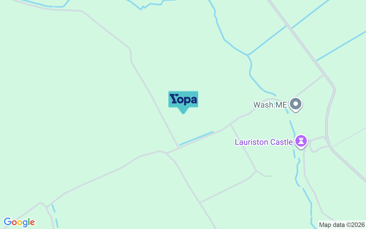 Map showing the location of DD10 0DJ