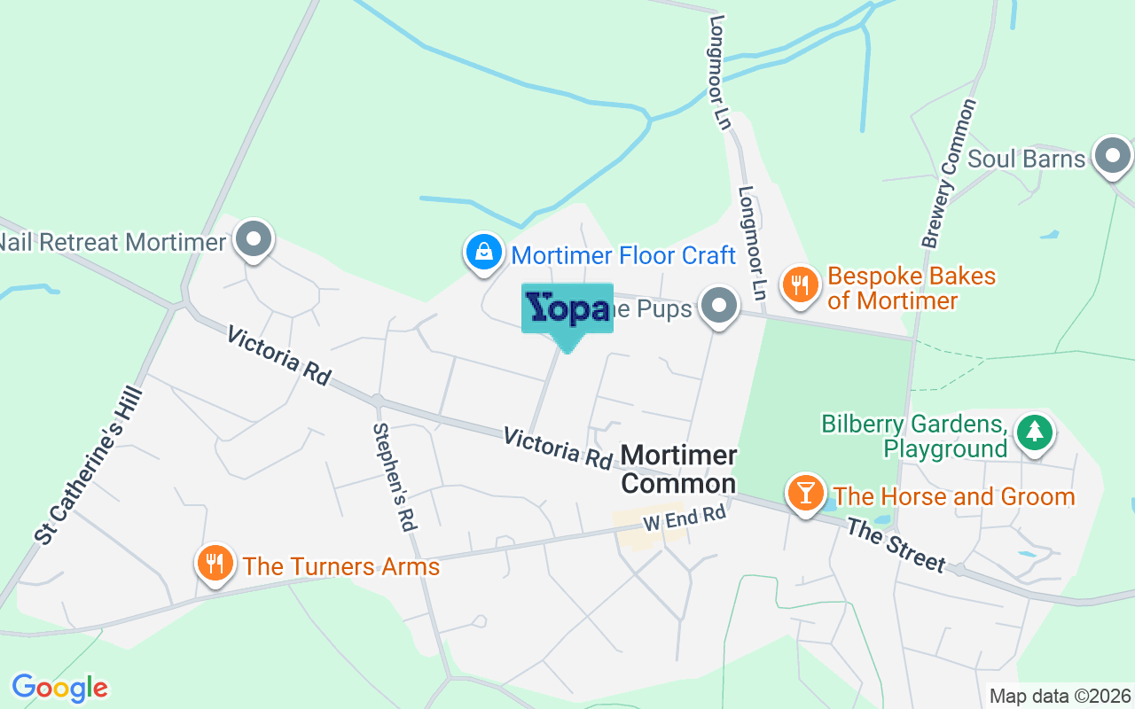 Map showing the location of RG7 3RN