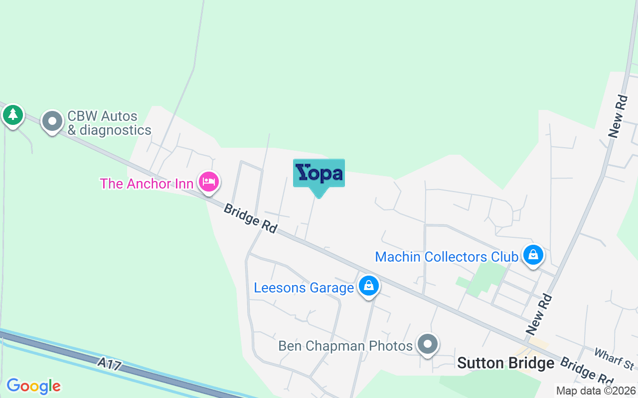 Map showing the location of PE12 9SX