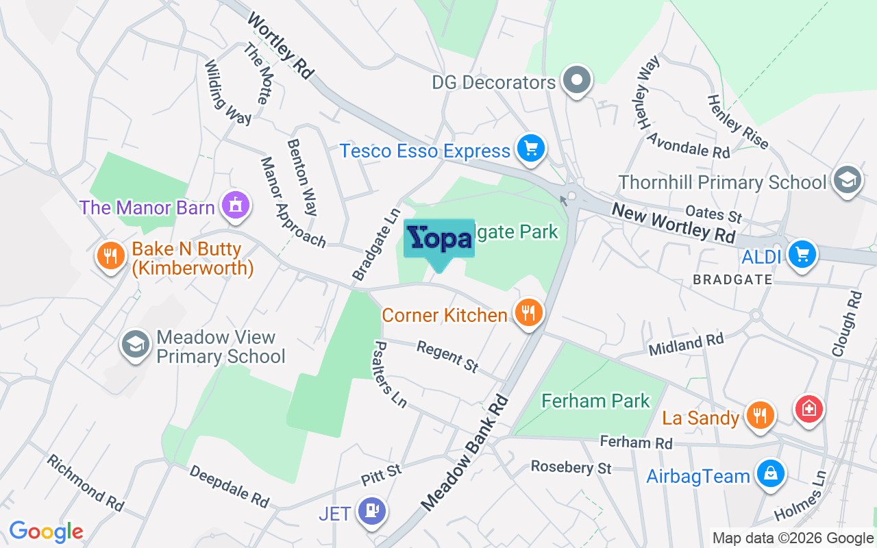 Map showing the location of S61 1HF