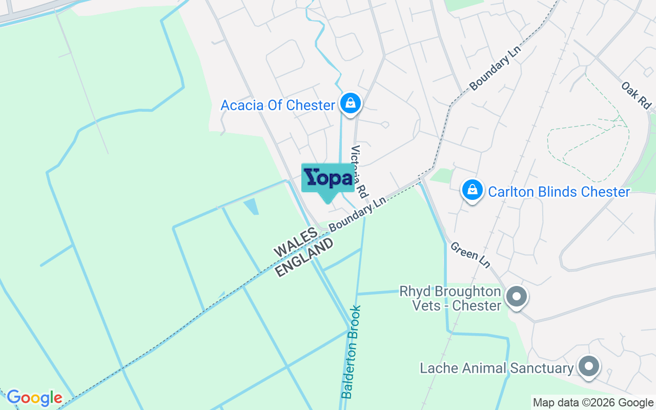 Map showing the location of CH4 8UP