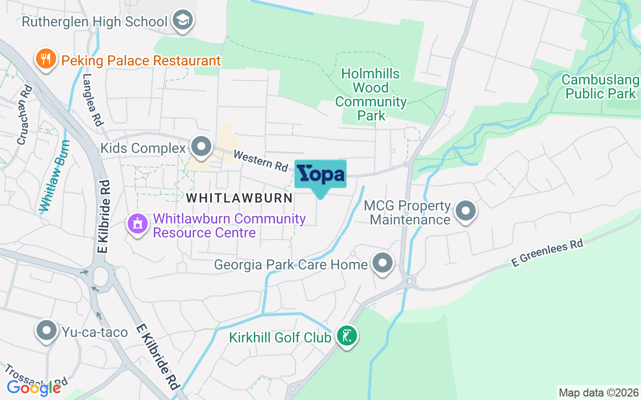 Map showing the location of G72 8GA