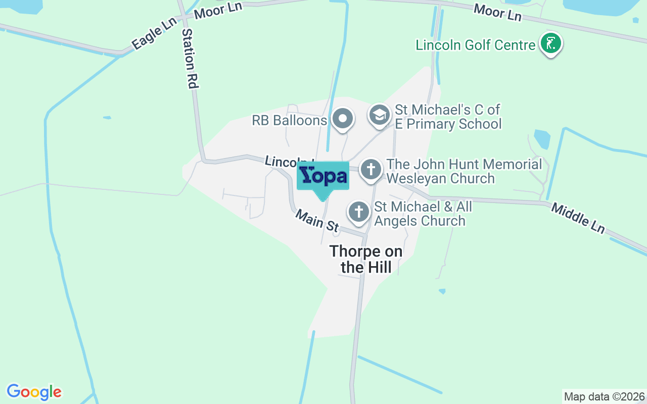Map showing the location of LN6 9BQ