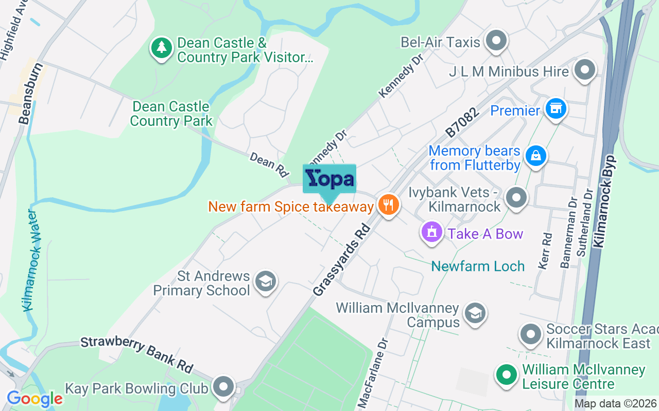 Map showing the location of KA3 7RJ