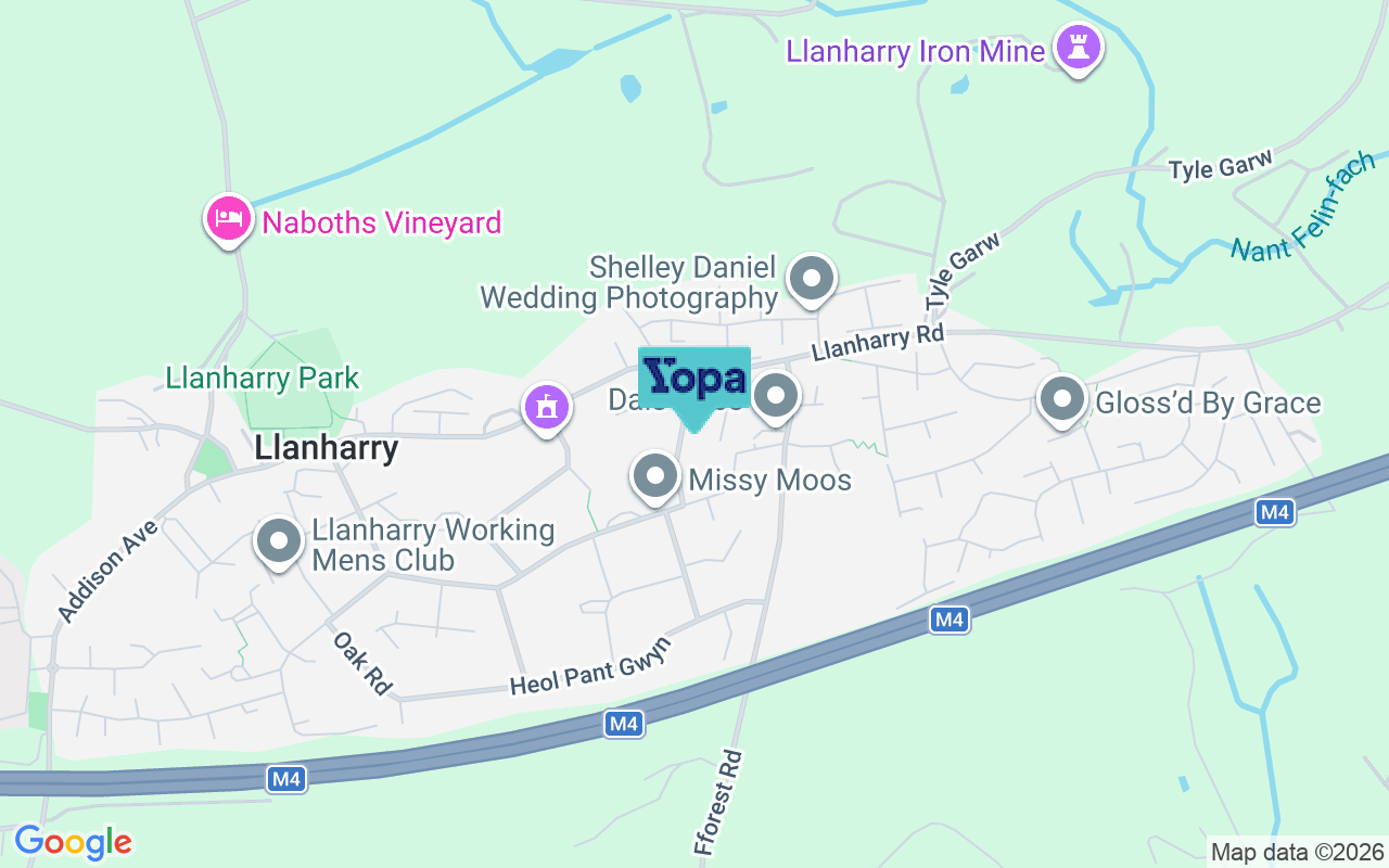Map showing the location of CF72 9LS