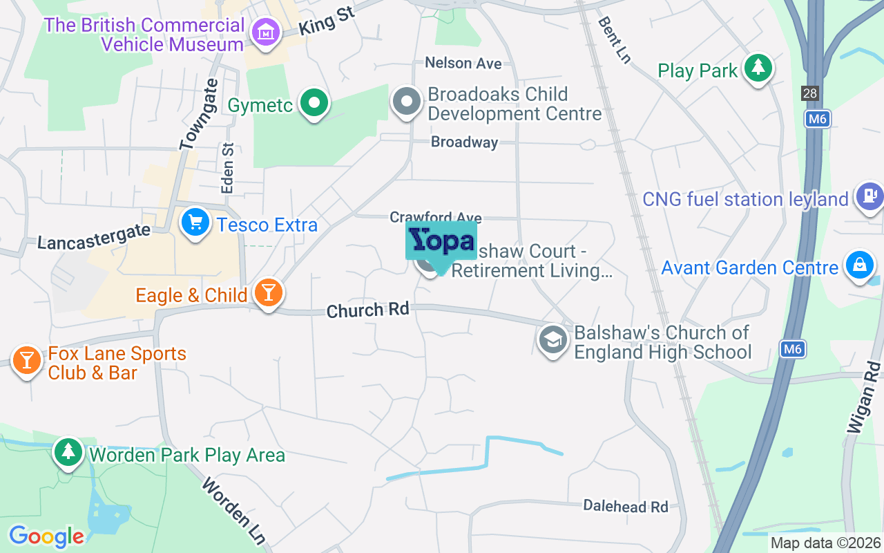 Map showing the location of PR25 3EX
