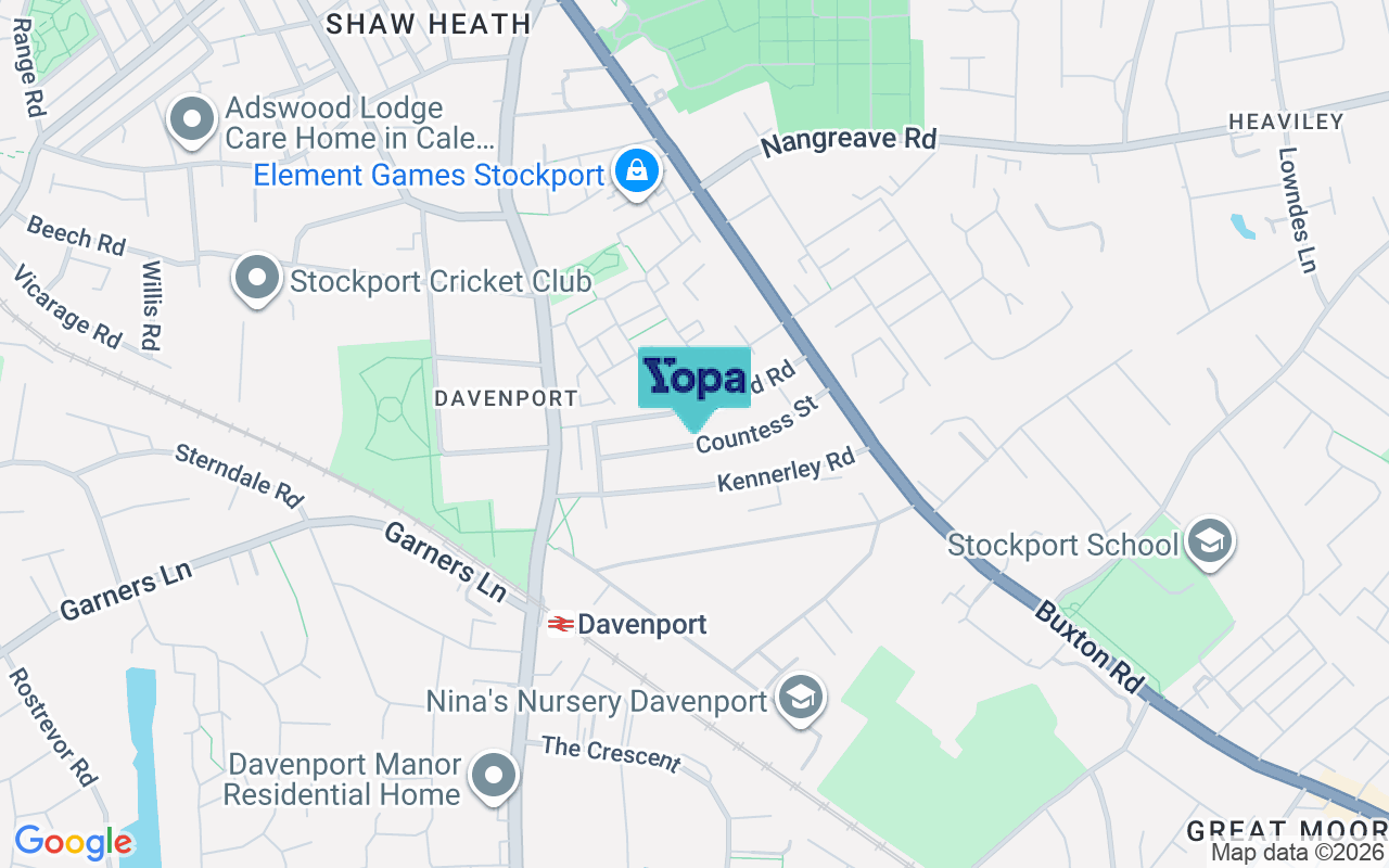 Map showing the location of SK2 6HD