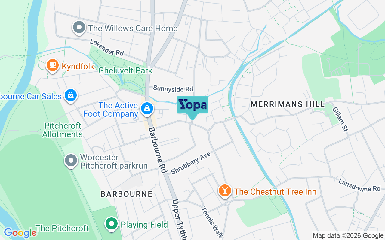 Map showing the location of WR1 1QX