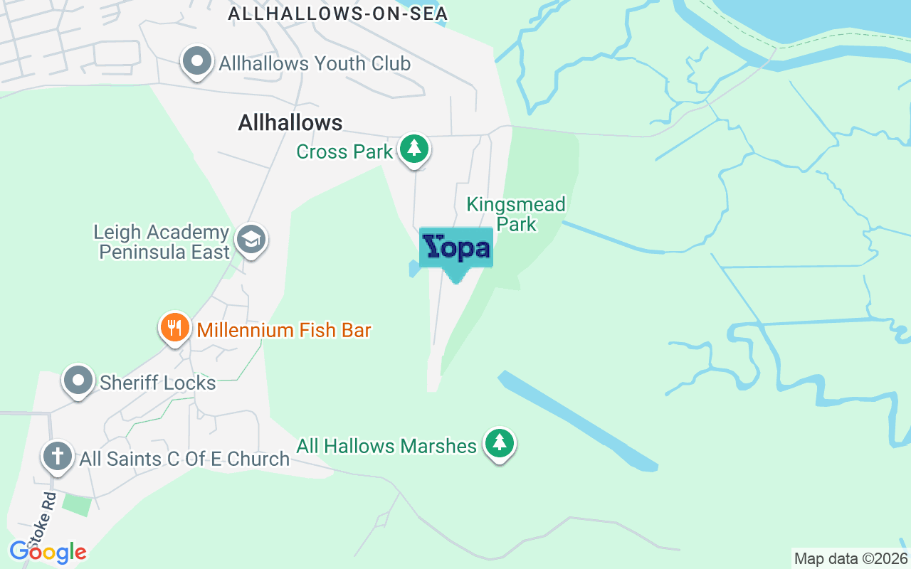 Map showing the location of ME3 9TA
