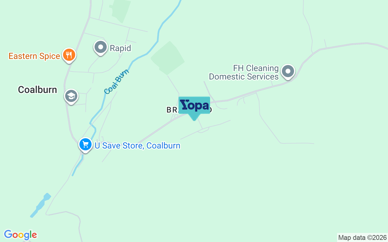 Map showing the location of ML11 0LE
