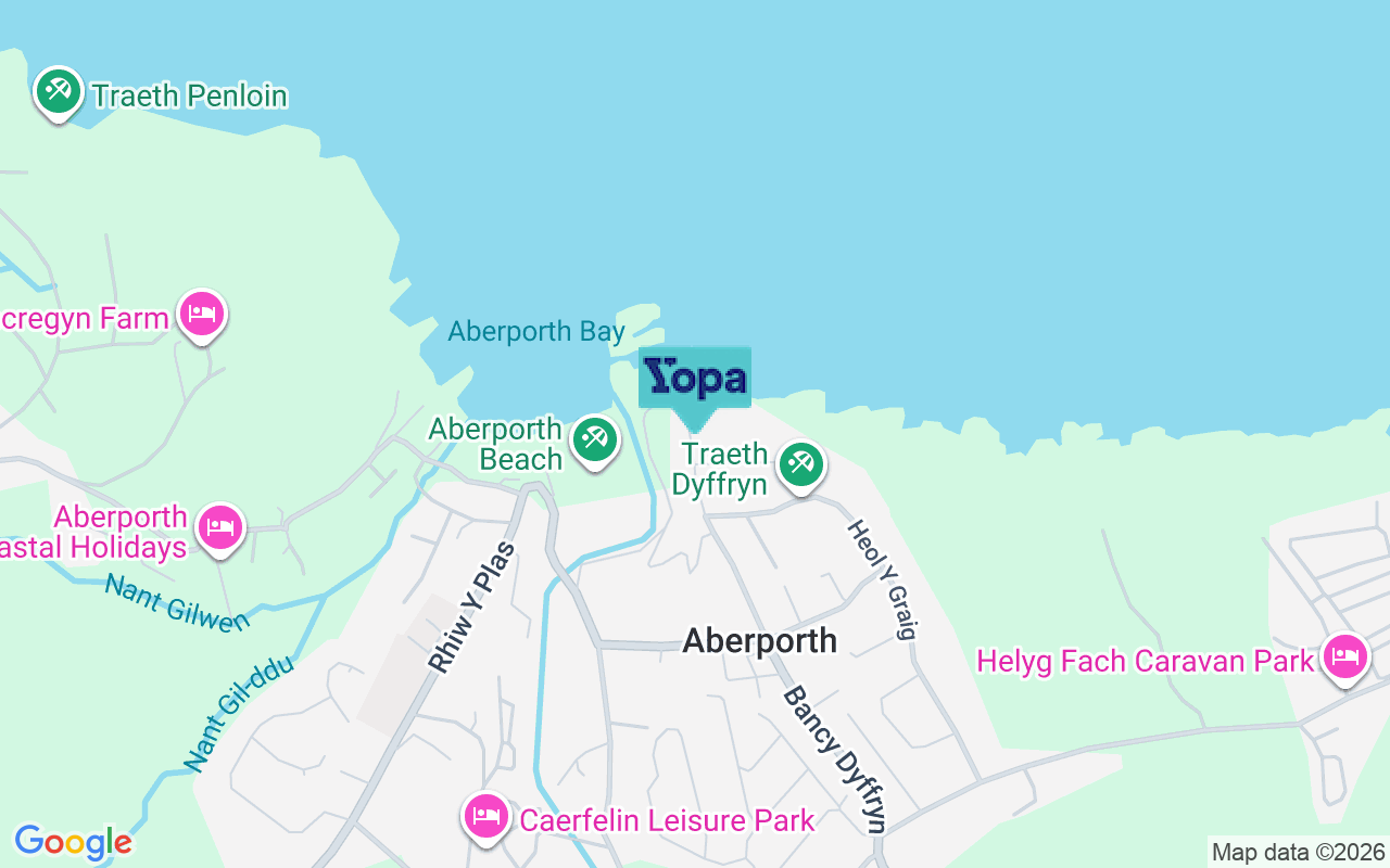 Map showing the location of SA43 2EY