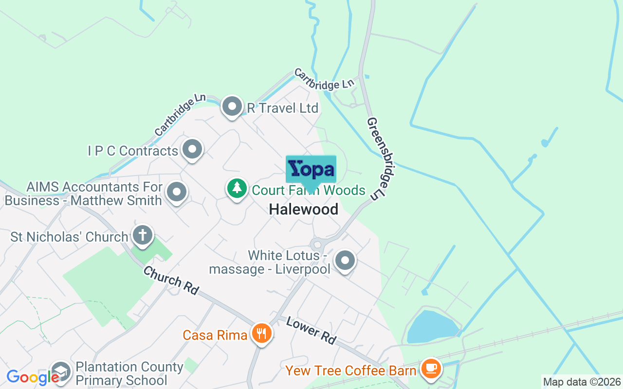 Map showing the location of L26 6BN