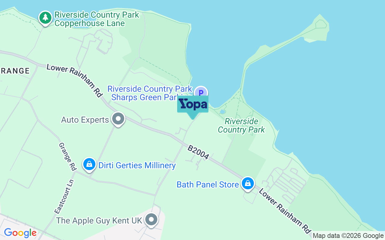Map showing the location of ME7 2XP