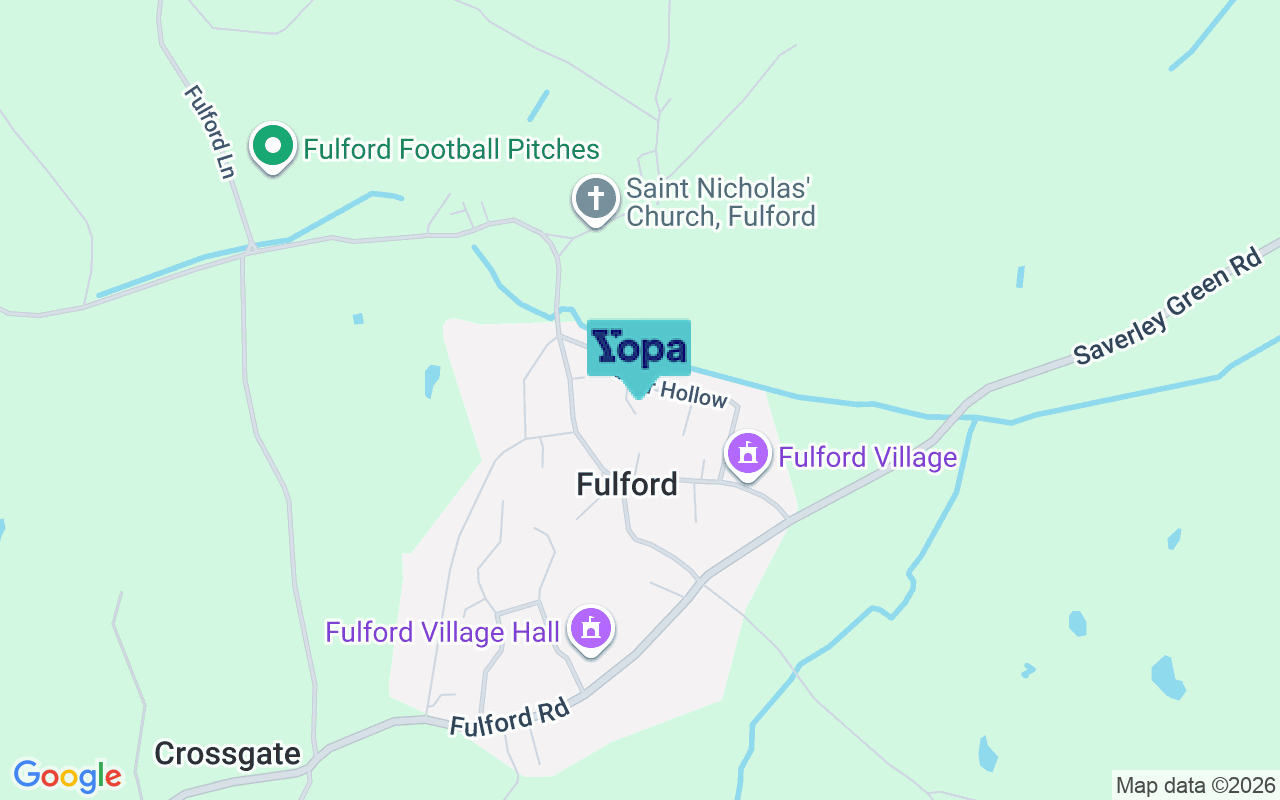 Map showing the location of ST11 9LP